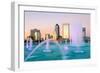 Jacksonville, Florida Fountain Skyline-SeanPavonePhoto-Framed Photographic Print