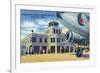 Jacksonville, Florida - Municipal Airport Administration Building-Lantern Press-Framed Premium Giclee Print