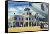 Jacksonville, Florida - Municipal Airport Administration Building-Lantern Press-Framed Stretched Canvas