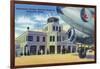 Jacksonville, Florida - Municipal Airport Administration Building-Lantern Press-Framed Art Print