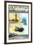 Jacksonville, Florida - Nautical Chart-Lantern Press-Framed Art Print