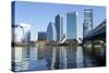 Jacksonville Florida Skyline and Bridge-Kevin Winkler Photography-Stretched Canvas