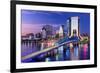 Jacksonville, Florida, USA City Skyline on St. Johns River-Sean Pavone-Framed Photographic Print
