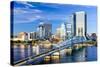 Jacksonville, Florida, USA Downtown City Skyline on St. Johns River.-SeanPavonePhoto-Stretched Canvas