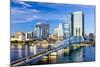 Jacksonville, Florida, USA Downtown City Skyline on St. Johns River.-SeanPavonePhoto-Mounted Photographic Print