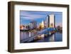 Jacksonville, Florida, USA Downtown City Skyline.-SeanPavonePhoto-Framed Photographic Print