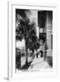 Jacksonville, Florida - View Down Forsyth Street-Lantern Press-Framed Art Print