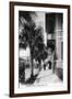 Jacksonville, Florida - View Down Forsyth Street-Lantern Press-Framed Art Print