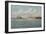 Jacksonville, Florida - View of Harbor with Boats-Lantern Press-Framed Art Print