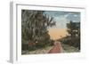 Jacksonville, Florida - View of John Anderson Hwy-Lantern Press-Framed Art Print