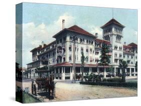 Jacksonville, Florida - Windsor Hotel Exterior View-Lantern Press-Stretched Canvas