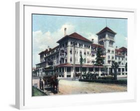 Jacksonville, Florida - Windsor Hotel Exterior View-Lantern Press-Framed Art Print