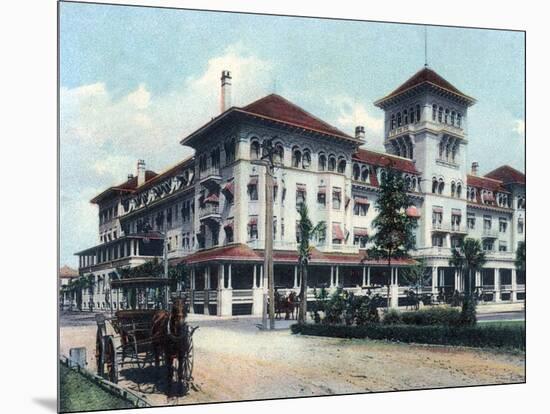 Jacksonville, Florida - Windsor Hotel Exterior View-Lantern Press-Mounted Art Print