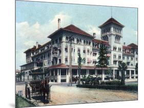 Jacksonville, Florida - Windsor Hotel Exterior View-Lantern Press-Mounted Art Print