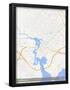 Jacksonville, United States of America Map-null-Framed Poster