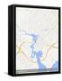 Jacksonville, United States of America Map-null-Framed Stretched Canvas