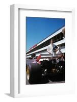 Jacky Ickx at French Grand Prix-null-Framed Photographic Print