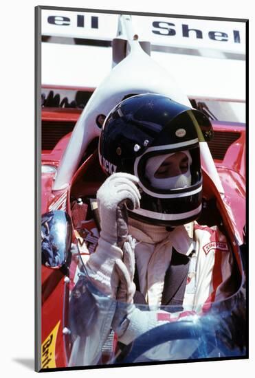 Jacky Ickx at French Grand Prix-null-Mounted Photographic Print