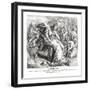 Jacob and Esau are reconciled, Genesis-Julius Schnorr von Carolsfeld-Framed Giclee Print