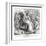 Jacob and Esau are reconciled, Genesis-Julius Schnorr von Carolsfeld-Framed Giclee Print