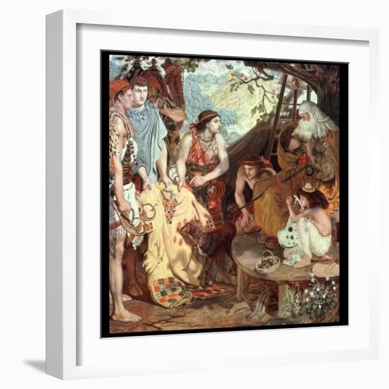 Jacob and Joseph's Coat, 1871-Ford Madox Brown-Framed Giclee Print