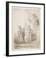 Jacob and Laban, 1641-Rembrandt van Rijn-Framed Giclee Print