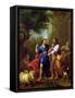 Jacob and Laban, Before 1737-Jean Restout II-Framed Stretched Canvas
