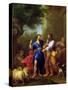Jacob and Laban, Before 1737-Jean Restout II-Stretched Canvas