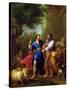 Jacob and Laban, Before 1737-Jean Restout II-Stretched Canvas