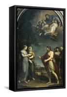 Jacob and Rachel,18th Century-Andrea Appiani-Framed Stretched Canvas