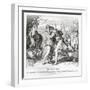 Jacob and Rachel at the well, Genesis-Julius Schnorr von Carolsfeld-Framed Giclee Print