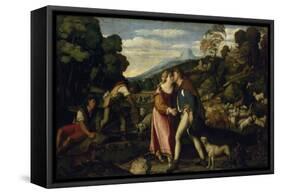 Jacob and Rachel-Palma Vecchio-Framed Stretched Canvas
