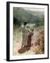 Jacob and the angel at Peniel - Bible-William Brassey Hole-Framed Giclee Print