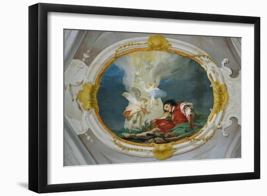 Jacob and the Vision of the Heavenly Ladder-Giambattista Tiepolo-Framed Giclee Print