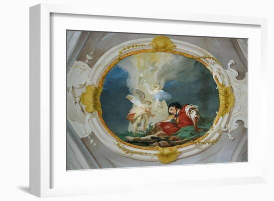 Jacob and the Vision of the Heavenly Ladder-Giambattista Tiepolo-Framed Giclee Print