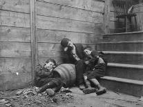 Homeless Boys in New York City-Jacob August Riis-Photographic Print