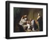 Jacob Blessing Ephraim and Manasseh, 1766-68-Benjamin West-Framed Giclee Print