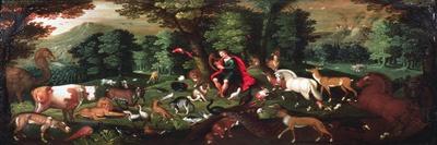 Orpheus Charming the Animals-Jacob Bouttats-Mounted Giclee Print