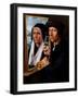 Jacob Cornelisz, Van Oostsanen Painting His Wife Anna-Dirck Jacobsz-Framed Giclee Print