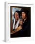 Jacob Cornelisz, Van Oostsanen Painting His Wife Anna-Dirck Jacobsz-Framed Giclee Print