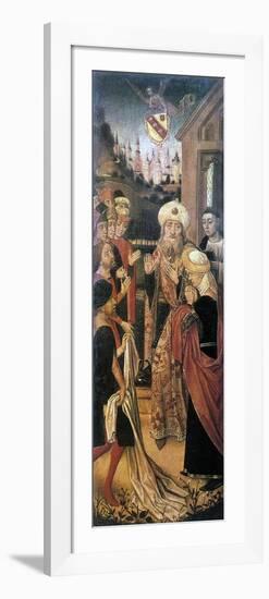 Jacob Crying over the Bloodstained Tunic of Joseph, 15th Century-Vrancke van der Stockt-Framed Giclee Print
