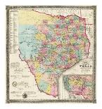 The State of Texas, c.1856-Jacob De Cordova-Framed Art Print