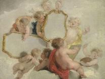 Putti with Mirrors-Jacob De Wit-Art Print