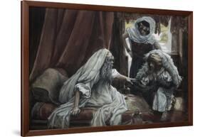 Jacob Deceives Isaac-James Tissot-Framed Giclee Print