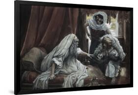 Jacob Deceives Isaac-James Tissot-Framed Giclee Print