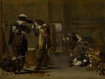 Guardroom Scene with Spoils of War, c.1635-1640-Jacob Duck-Stretched Canvas