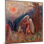 Jacob Et L'ange. Peinture De Odilon Redon (1840-1916), Huile Sur Toile, Vers 1907. Art Francais, 20-Odilon Redon-Mounted Giclee Print