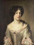 Portrait of Contessa Ortensia Ianni Stella, Bust Length, in an Ivory Chemise, with Flowers in Her…-Jacob Ferdinand Voet-Giclee Print