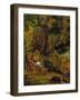 Jacob Fighting the Angel-Eugene Delacroix-Framed Premium Giclee Print