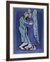 Jacob Fights with the Angel-Leslie Xuereb-Framed Giclee Print